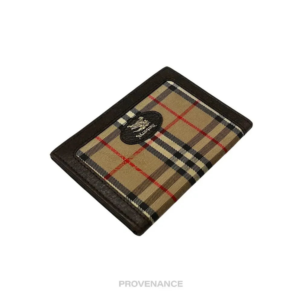 🔴 Burberry ID Card Wallet - Nova Check